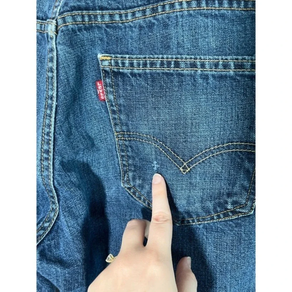 Levis 559 Jeans‎ Mens 34x30 Blue Relaxed Straight Mid Rise Dark Wash Denim